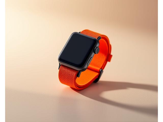 Apple Watch Ultra 2 s oranžovým trailovým řemínkem