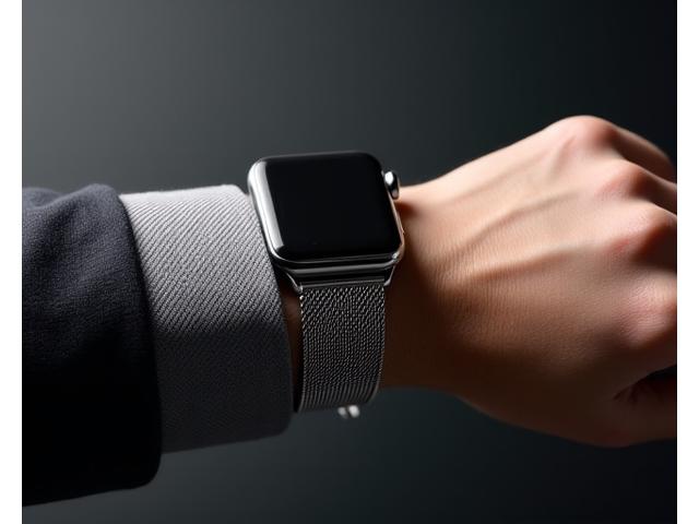 Apple Watch s elegantním milánským tahem z nerezové oceli